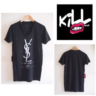 ローズバッド(ROSE BUD)のKill brand  YSLVネックT(Tシャツ(半袖/袖なし))