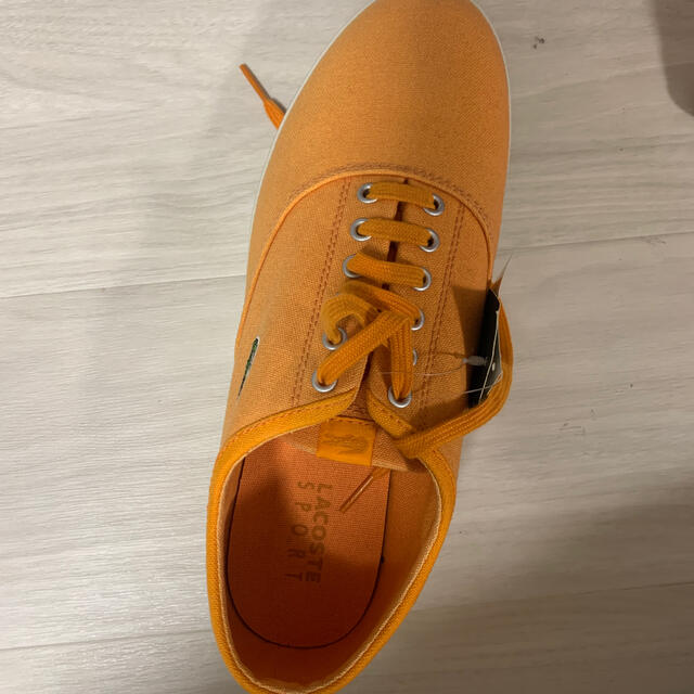LACOSTE(ラコステ)のラコステ　オレンジシューズ メンズの靴/シューズ(スニーカー)の商品写真