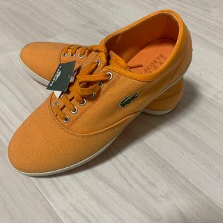 ラコステ(LACOSTE)のラコステ　オレンジシューズ(スニーカー)