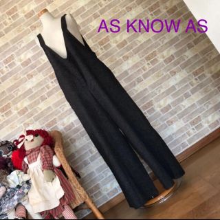 アズノゥアズ(AS KNOW AS)のAS KNOW AS ワイドオールインワン(オールインワン)