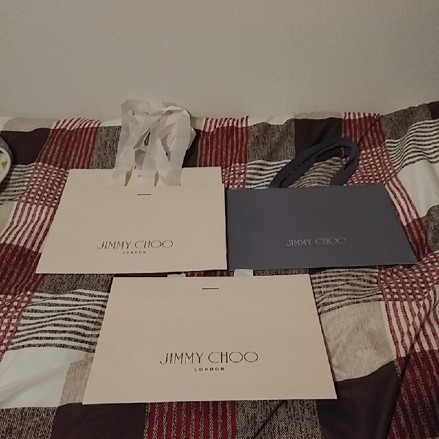 JIMMY CHOO(ジミーチュウ)のJIMMY CHOO　ショッパーセット レディースのバッグ(ショップ袋)の商品写真