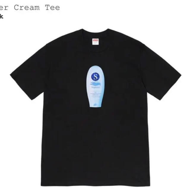Supreme 19fw Super cream Tee 黑 L Tシャツ