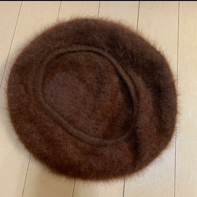 axes femme(アクシーズファム)のふわふわ ファー ベレー帽(ブラウン) レディースの帽子(ハンチング/ベレー帽)の商品写真