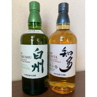 サントリー(サントリー)のサントリー 白州 700ml & 知多 700ml(ウイスキー)