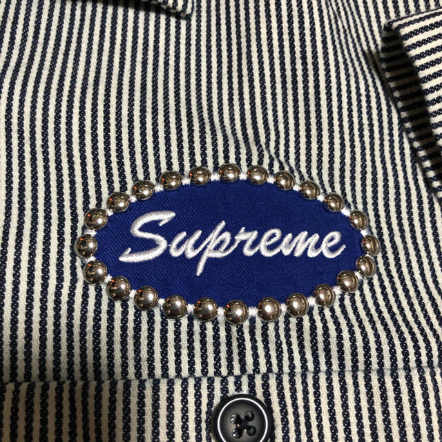 Supreme studded patch s/s work shirt