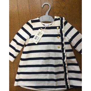 プチバトー(PETIT BATEAU)のプチバトー ワンピース24M/86cm【新品・キズあり】(ワンピース)