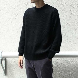 コモリ(COMOLI)の【19AW】AURALEE SUPER FINE WOOL RIB KNIT(ニット/セーター)