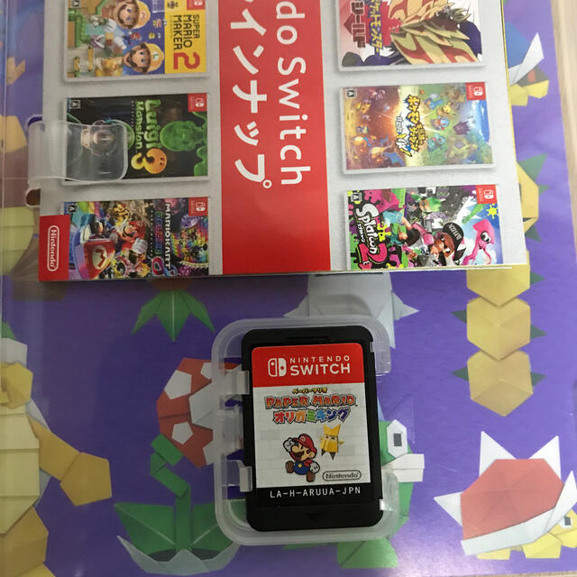 Nintendo Switch(ニンテンドースイッチ)のペーパーマリオ オリガミキング Switch 中古⭐︎値下‼︎ エンタメ/ホビーのゲームソフト/ゲーム機本体(家庭用ゲームソフト)の商品写真