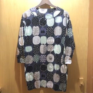 マリメッコ(marimekko)の美品！marimekko マリメッコ コンポッティ カットソーワンピース(ミニワンピース)