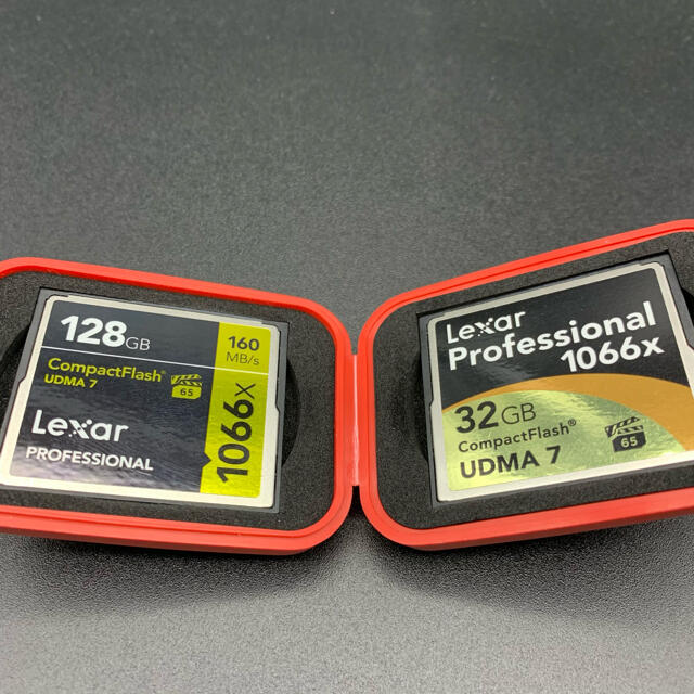 【良品】Lexar 64GB 1066× コンパクトフラッシュ×2枚組