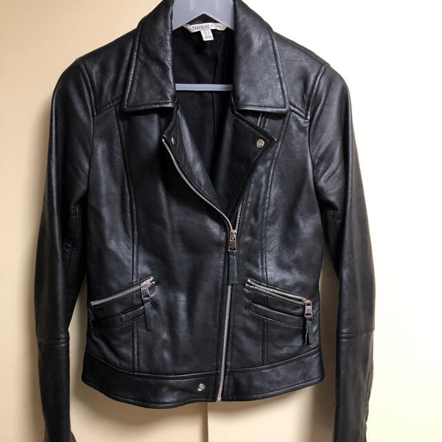 ZARA - ザラ 本革 レザー ライダース ジャケット リアルレザーの通販