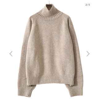 サンシー(SUNSEA)のSTEIN EX FINE LAMBS LOOSE HIGH NECK KNIT(ニット/セーター)