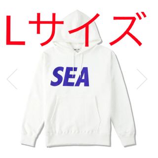 ウィンダンシー(WIND AND SEA)のWIND AND SEA HOODIE WHITE-BLUE HOODIE(パーカー)