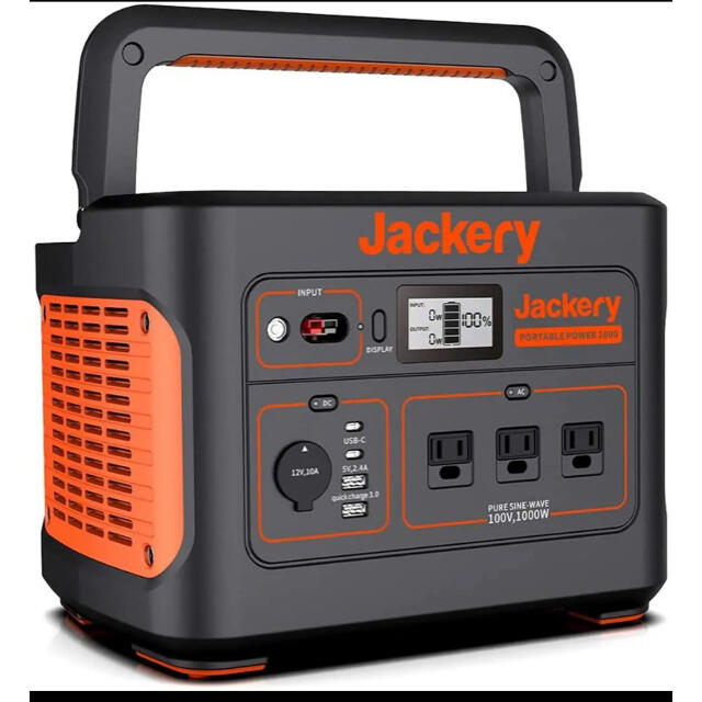 [新品・未開封] Jackery (ジャクリ) ポータブル電源 1000ジャクリ