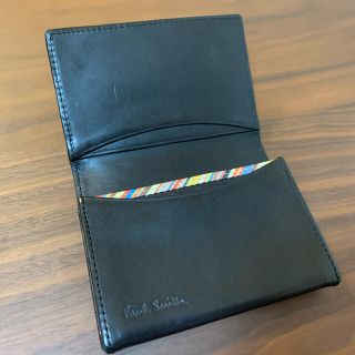 ポールスミス 名刺入れ/定期入れ(レディース)(パープル/紫色系)の