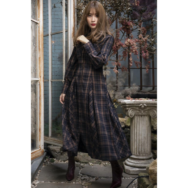 herlipto pleated pleats long dress / Sレディース