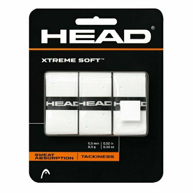 HEAD(ヘッド)のヘッド エクストリームソフト x３　XTREMESOFT x３　グリップテープ スポーツ/アウトドアのテニス(その他)の商品写真