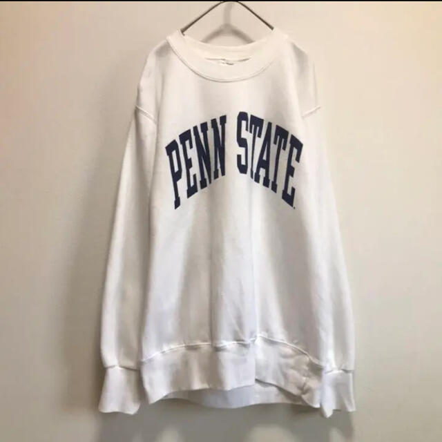 スウェット•ホワイト•トレーナー•プリント•PENN STATE•カレッジ•S メンズのトップス(スウェット)の商品写真