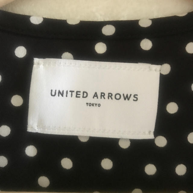 UNITED ARROWS(ユナイテッドアローズ)の専用　ユナイテッドアローズ　ドットワンピース レディースのワンピース(ロングワンピース/マキシワンピース)の商品写真