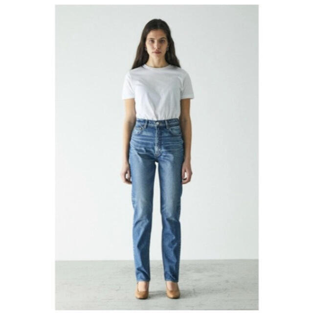 moussy - マウジー PLAIN JEANS STRAIGHT ブルー 23インチの通販 by ...