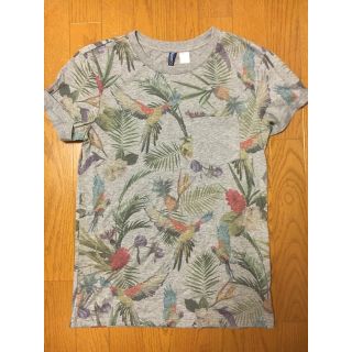 エイチアンドエム(H&M)のボタニカル柄Tシャツ 新品未使用(Tシャツ(半袖/袖なし))