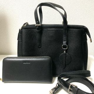 新品未使用！BARCOS バルコス　レザーバッグ&長財布セット(ショルダーバッグ)