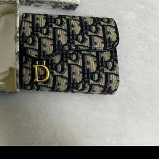 ディオール(Dior)のDior オブリーク　サドル　saddle 三つ折りウォレット(財布)