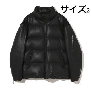 undercover 30周年レザーダウン ジャケットfragment サイズ2 undercover 30周年レザーダウン ジャケットfragment サイズ2