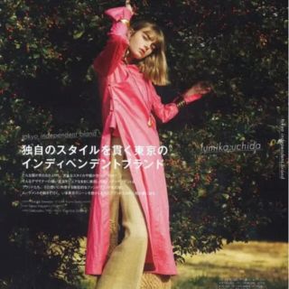 メゾンマルジェラ(Maison Margiela（旧Maison Martin Margiela）)のfumika uchida COATED LINEN  CHINA SHIRT(ロングワンピース/マキシワンピース)
