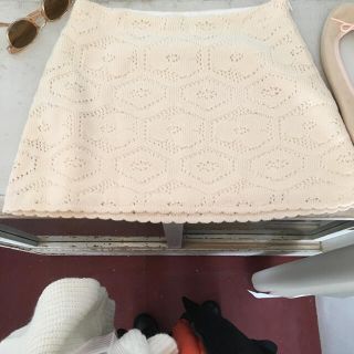 ミュウミュウ(miumiu)のmiumiu knit skirt.(ミニスカート)