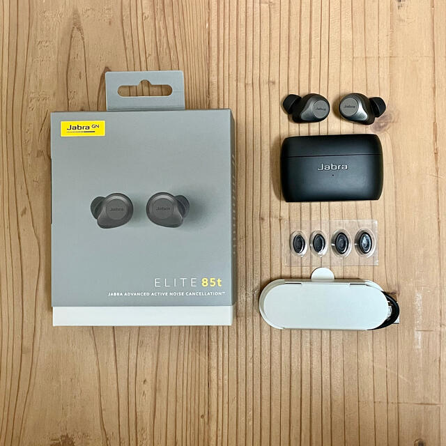 Jabra Elite85t 付属品完品　ジャブラ　ワイヤレスイヤホンオーディオ機器