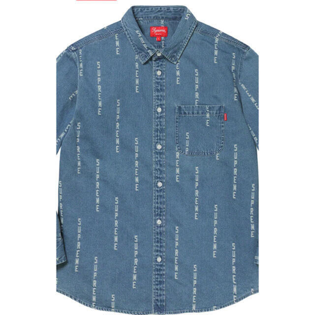 Supreme デニムシャツ XLブルー シュプリーム シャツ セール www