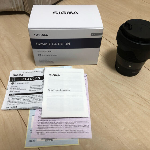 SIGMA 16mm F1.4 DC DN ソニーEマウントレンズカメラ