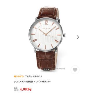 クロス メンズ腕時計(アナログ)の通販 35点 | CROSSのメンズを買うなら