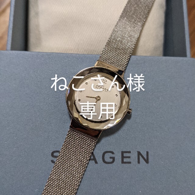 SKAGEN(スカーゲン)のねこさん様専用 SKAGEN LEONORA スチールメッシュウォッチ 腕時計 レディースのファッション小物(腕時計)の商品写真