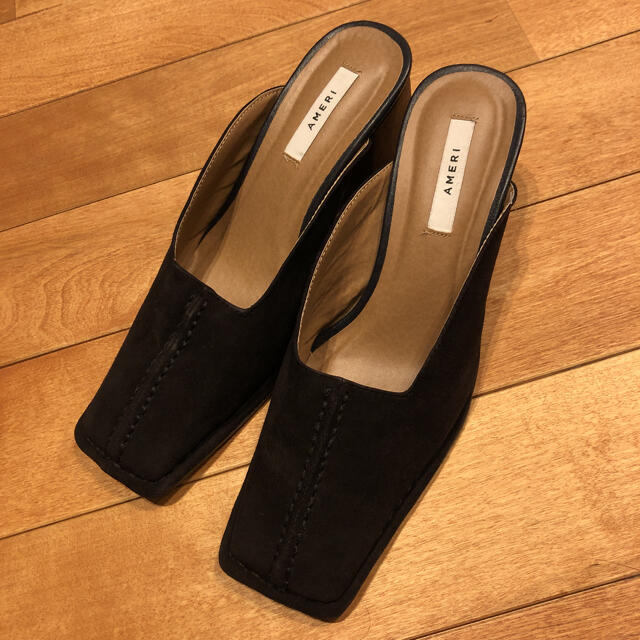 Ameri VINTAGE(アメリヴィンテージ)のAMERI STITCH QUADRANGLE TOE MULE レディースの靴/シューズ(ミュール)の商品写真