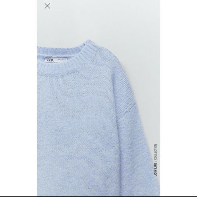 ZARA(ザラ)のZARA     クルーネックニットセーター レディースのトップス(ニット/セーター)の商品写真