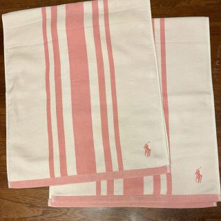 ポロラルフローレン(POLO RALPH LAUREN)のラルフローレン　フェイスタオル　２枚(タオル/バス用品)