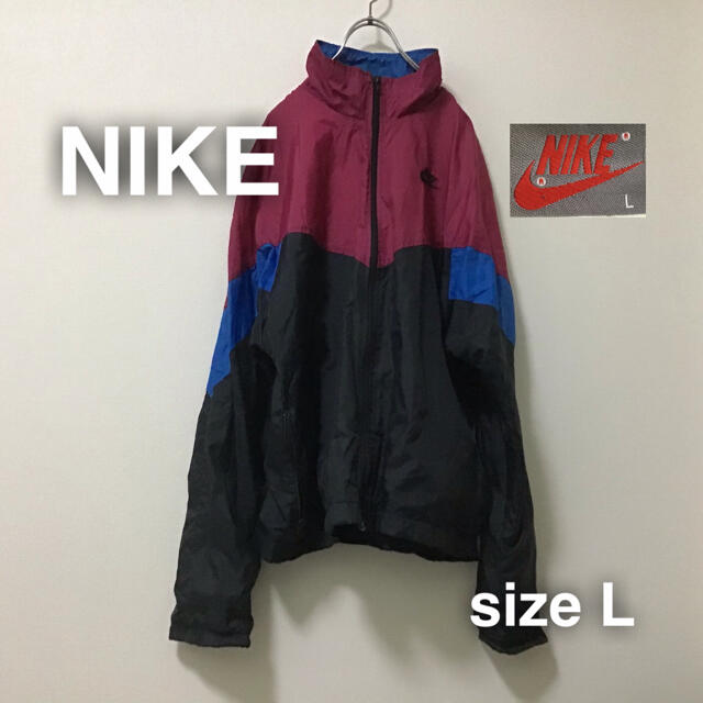 KAXXXのTシャツNIKE ナイキ　90s ナイロンジャケット 銀タグ　切り替え　ヴィンテージ