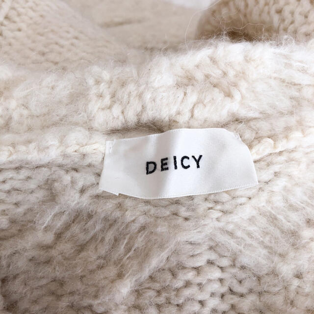 deicy(デイシー)の● デイシー　アルパカ混みケーブルニットワンピ　DEICY● レディースのワンピース(ひざ丈ワンピース)の商品写真