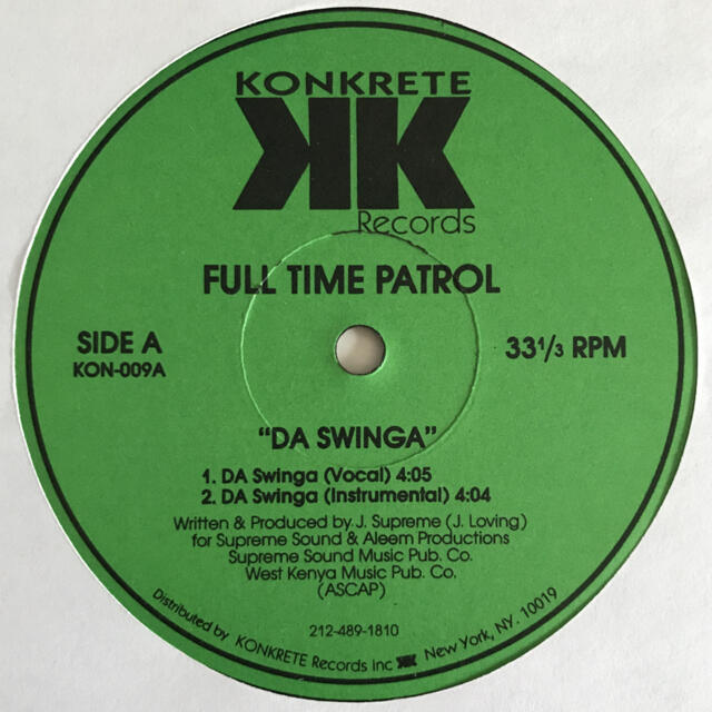 Full Time Patrol - Da Swinga