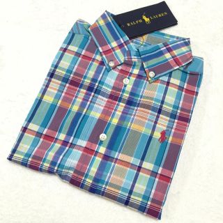 ラルフローレン(Ralph Lauren)の夏物SALE☆新品✨チェックシャツ100(ブラウス)