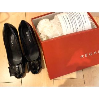 リーガル(REGAL)のREGAL エナメルリボンパンプス(ハイヒール/パンプス)