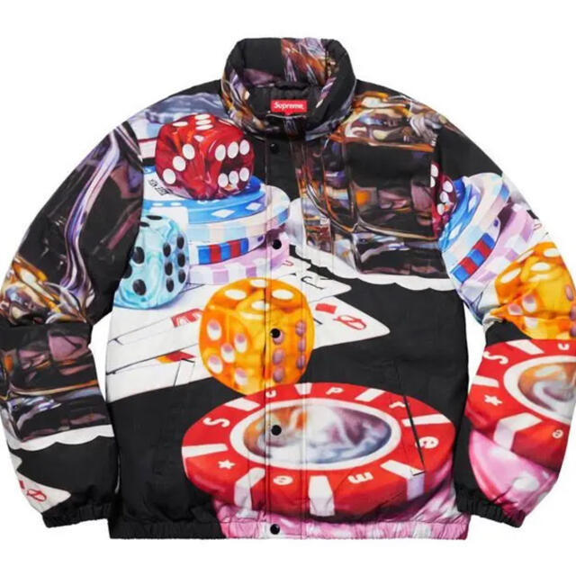 メンズSupreme Casino Down Jacket カジノダウンジャケット S