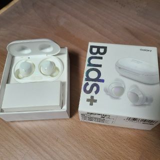 サムスン(SAMSUNG)のGalaxy Buds+ ホワイト【Bluetoothイヤホン】(ヘッドフォン/イヤフォン)