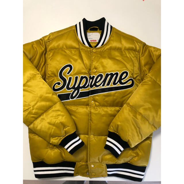 supreme script varsity puffy Jacket ダウン 1