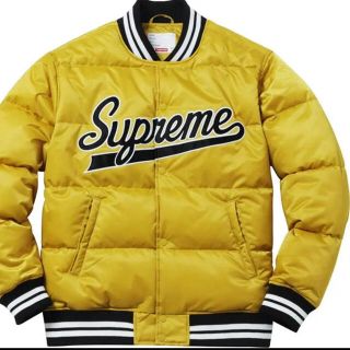 シュプリーム(Supreme)のsupreme script varsity puffy Jacket ダウン(ダウンジャケット)