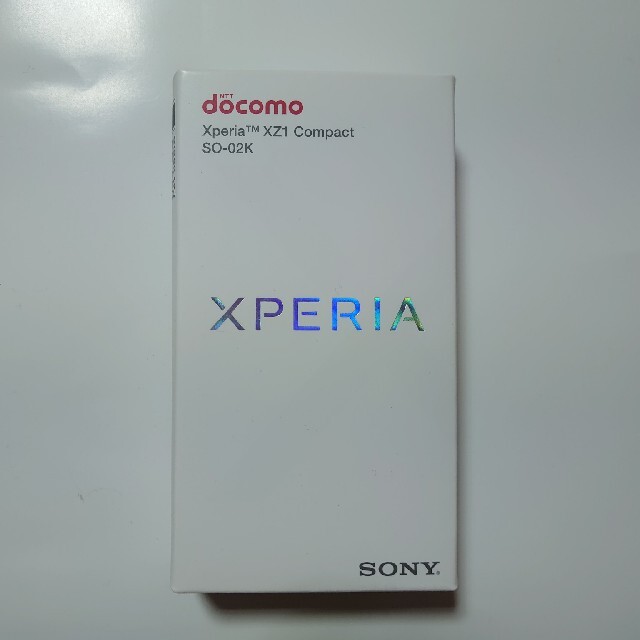SONY(ソニー)のXperia　XZ1 Compact SO-02K 　ケース付き スマホ/家電/カメラのスマートフォン/携帯電話(スマートフォン本体)の商品写真