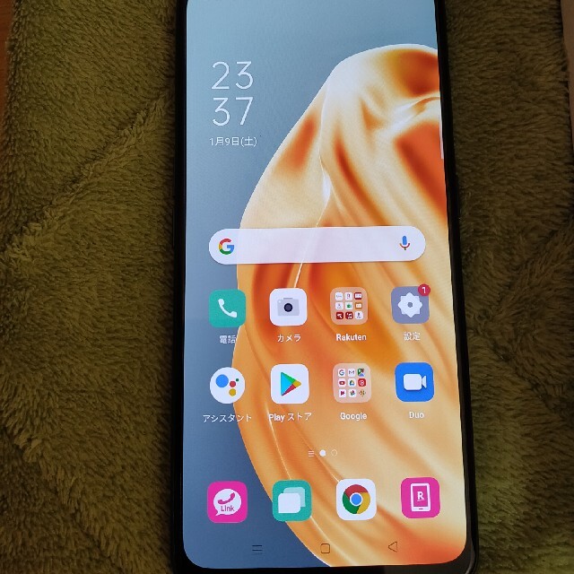 超美品 OPPO Reno3 A 128Gb モバイル版 ブラック 残債無