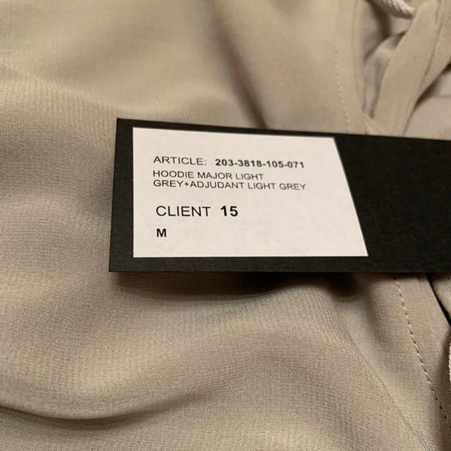 【未使用】Haider Ackermann シルクフーディ 2